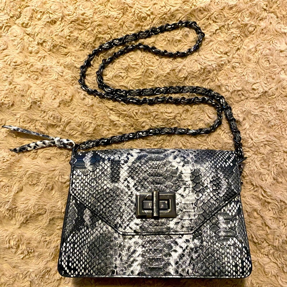 Snakeskin purse